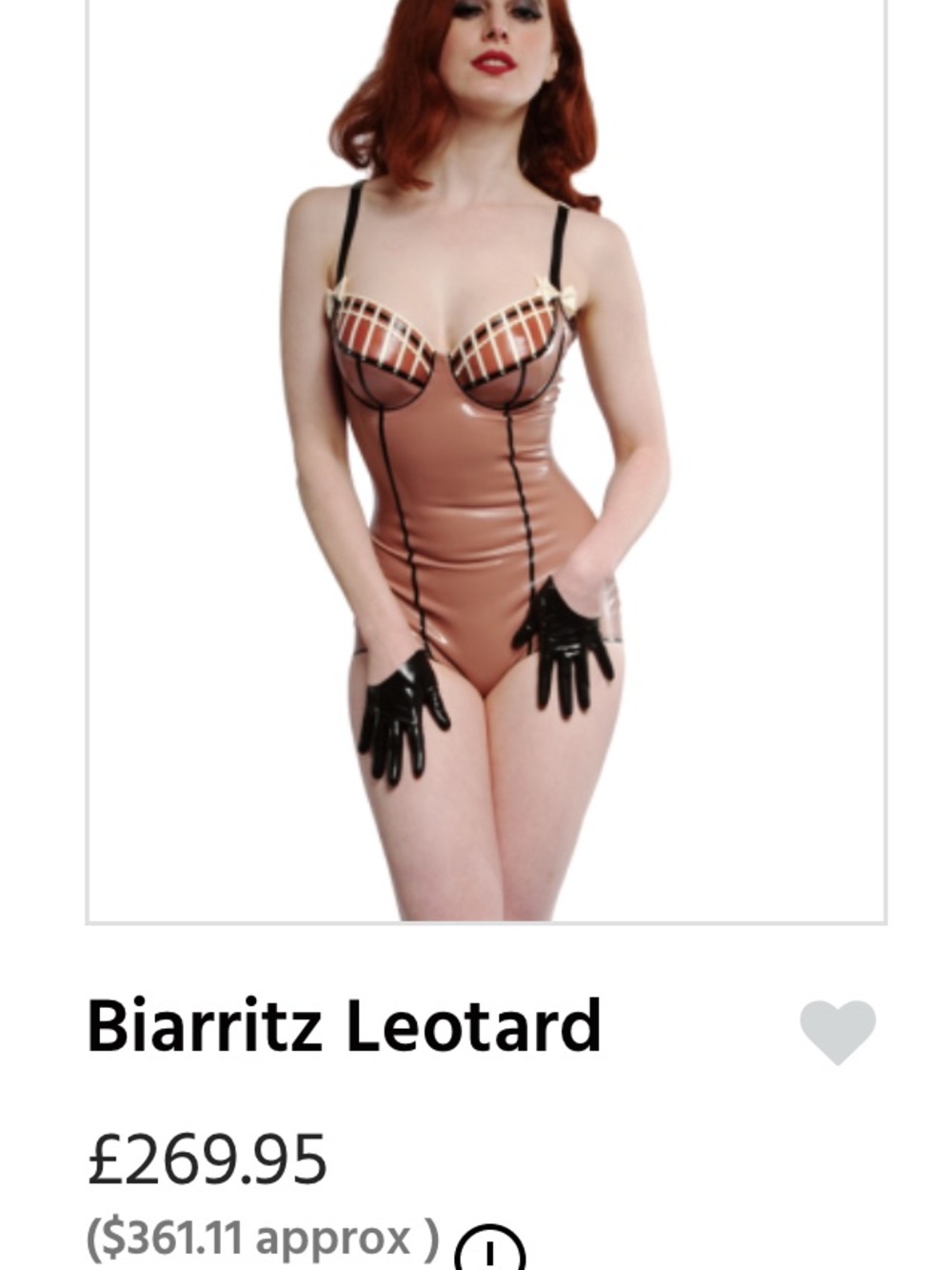 Like New! Libidex Biarritz Body S D Cup Metallic Bronze and Metallic Grey - Picture 4 of 4